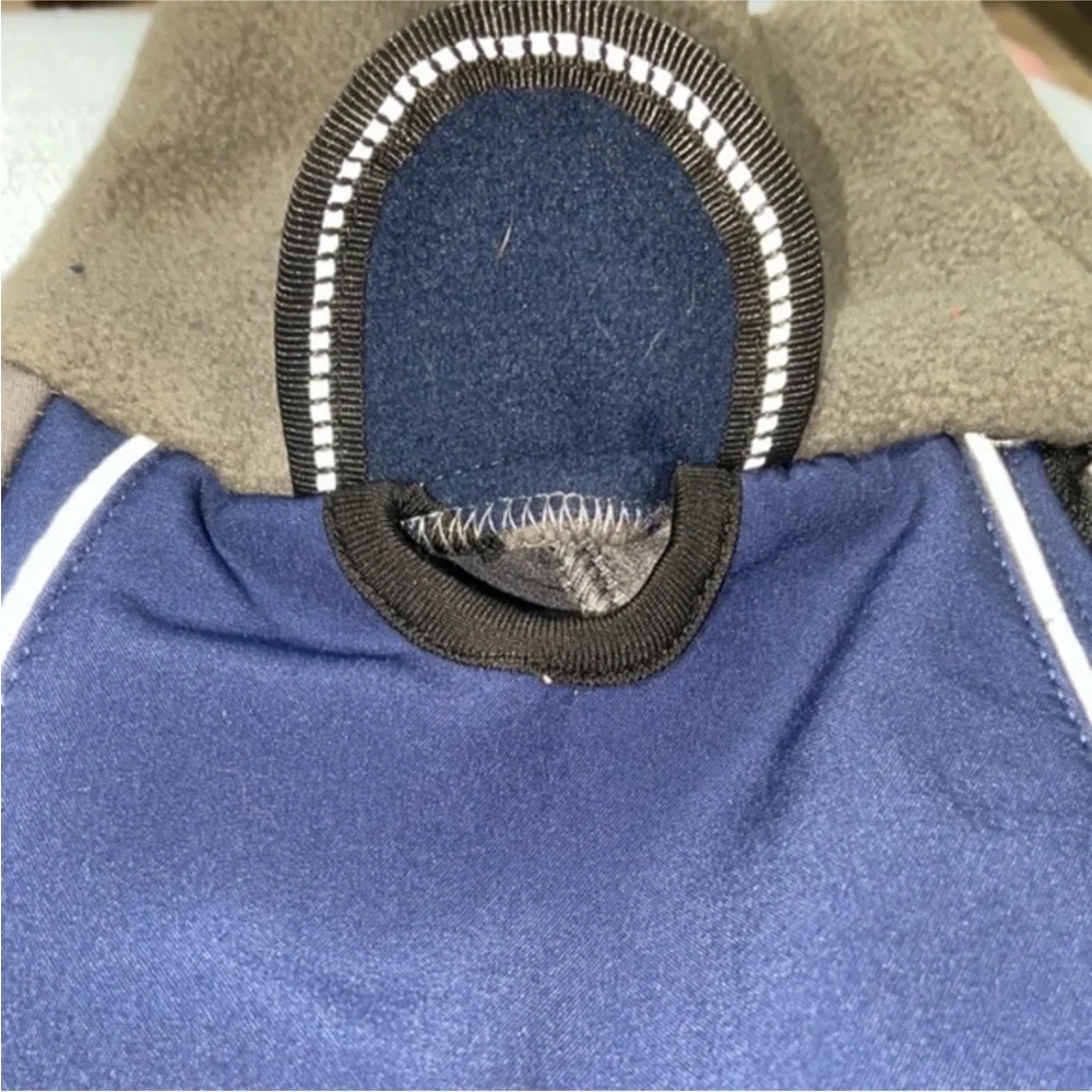 Top Paw Bonded Fleece Turtleneck Blue & Gray S